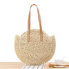 2020 Summer Round Straw Bags for Women Rattan Bag Handmade Woven Beach CrossBody Bag Female Message Handbag Totes